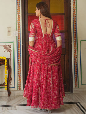CHEERY RED AANGI ANRAKLI