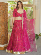 PINK BANDHEJ LEHENGA SET
