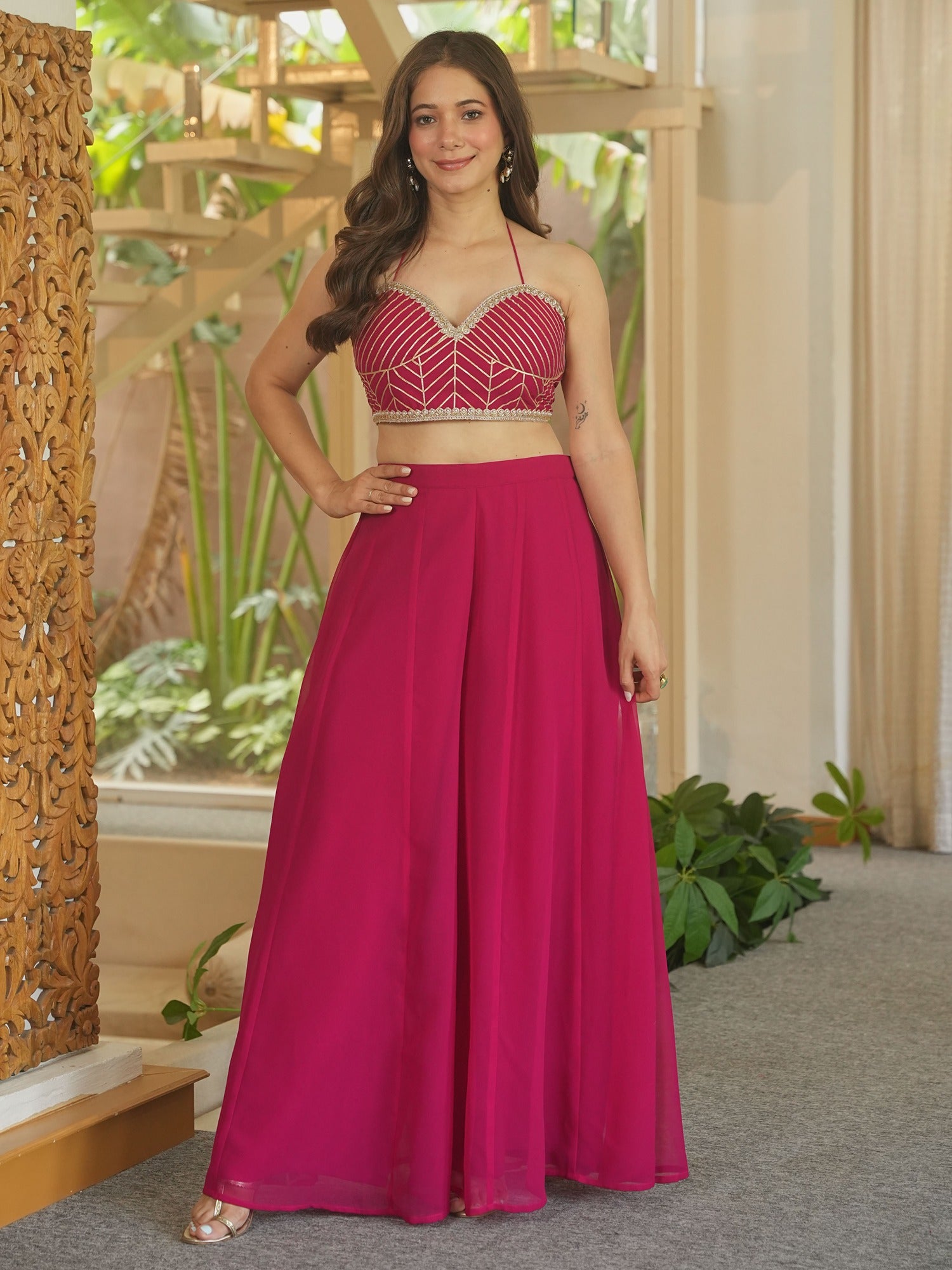 RANI PINK THREE PIECE SET
