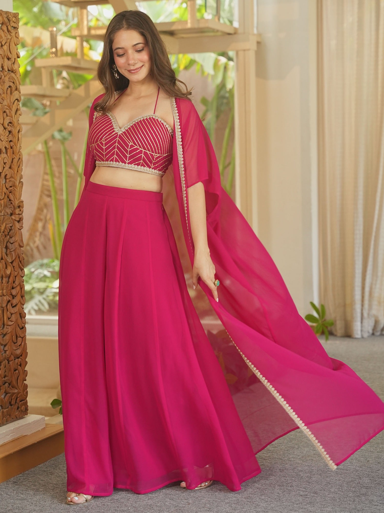 RANI PINK THREE PIECE SET