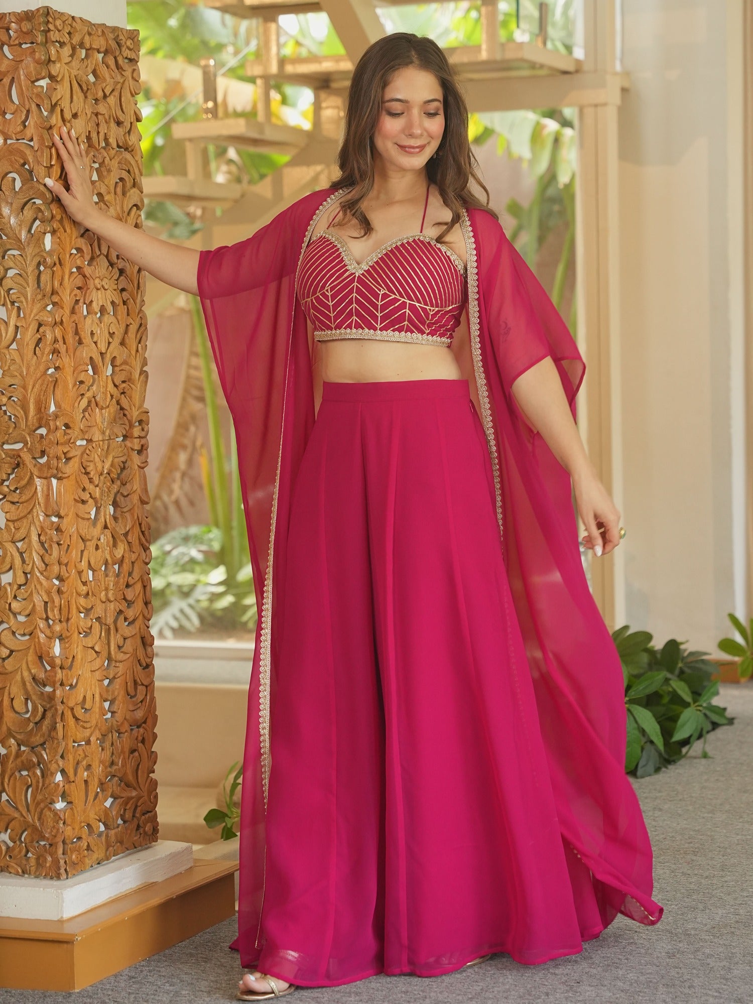 RANI PINK THREE PIECE SET