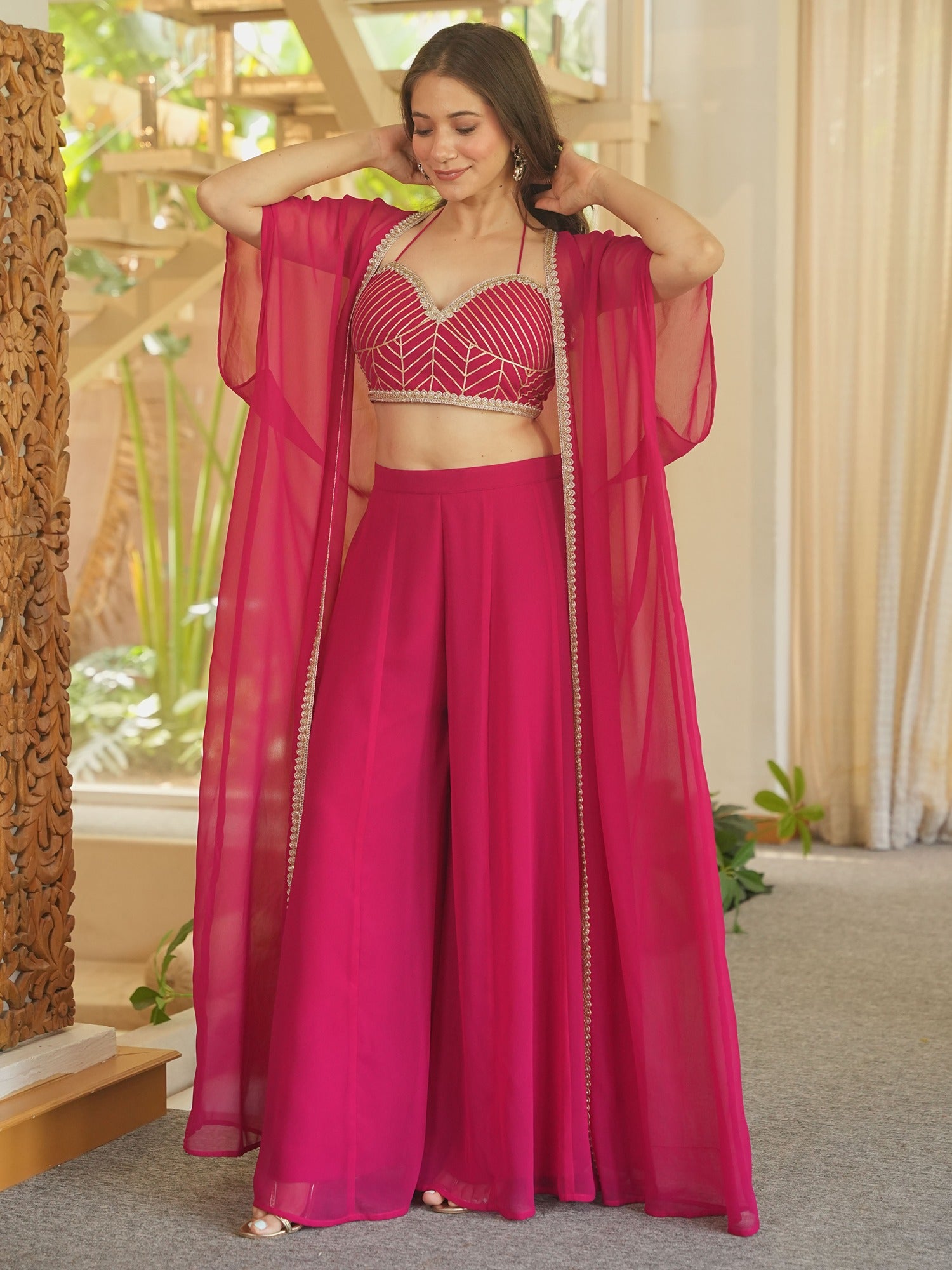RANI PINK THREE PIECE SET