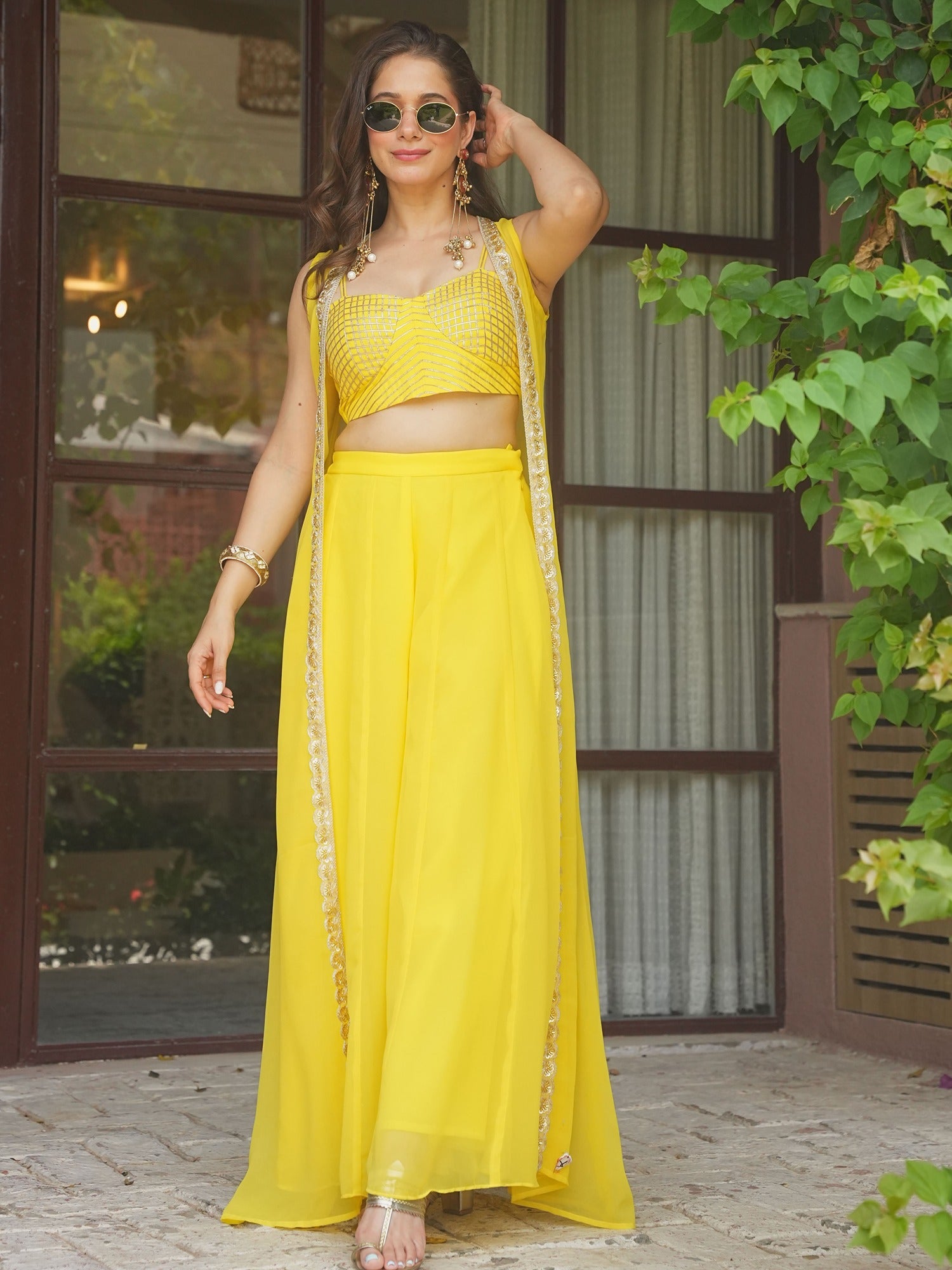 YELLOW THREE PIECE SET