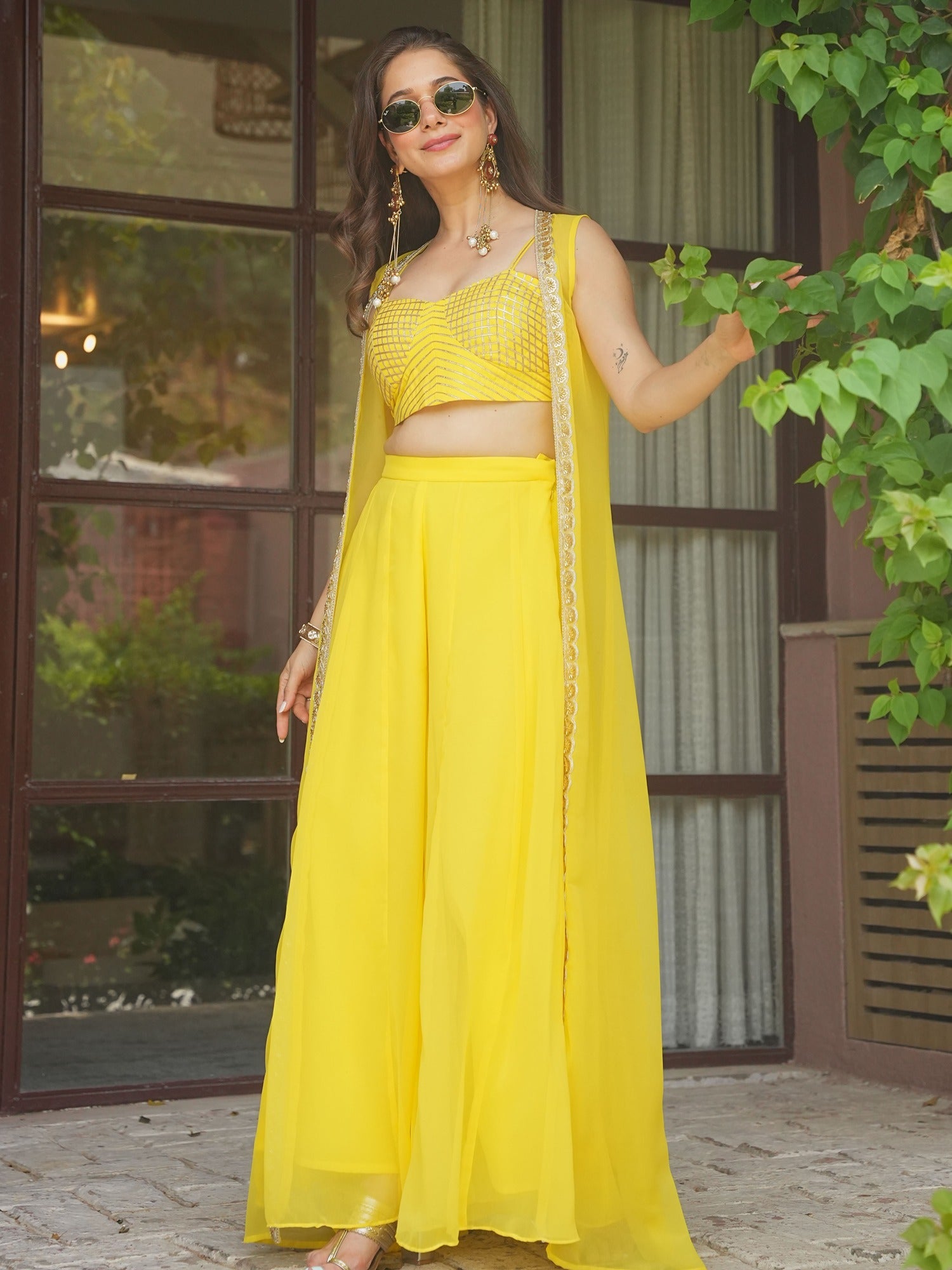YELLOW THREE PIECE SET