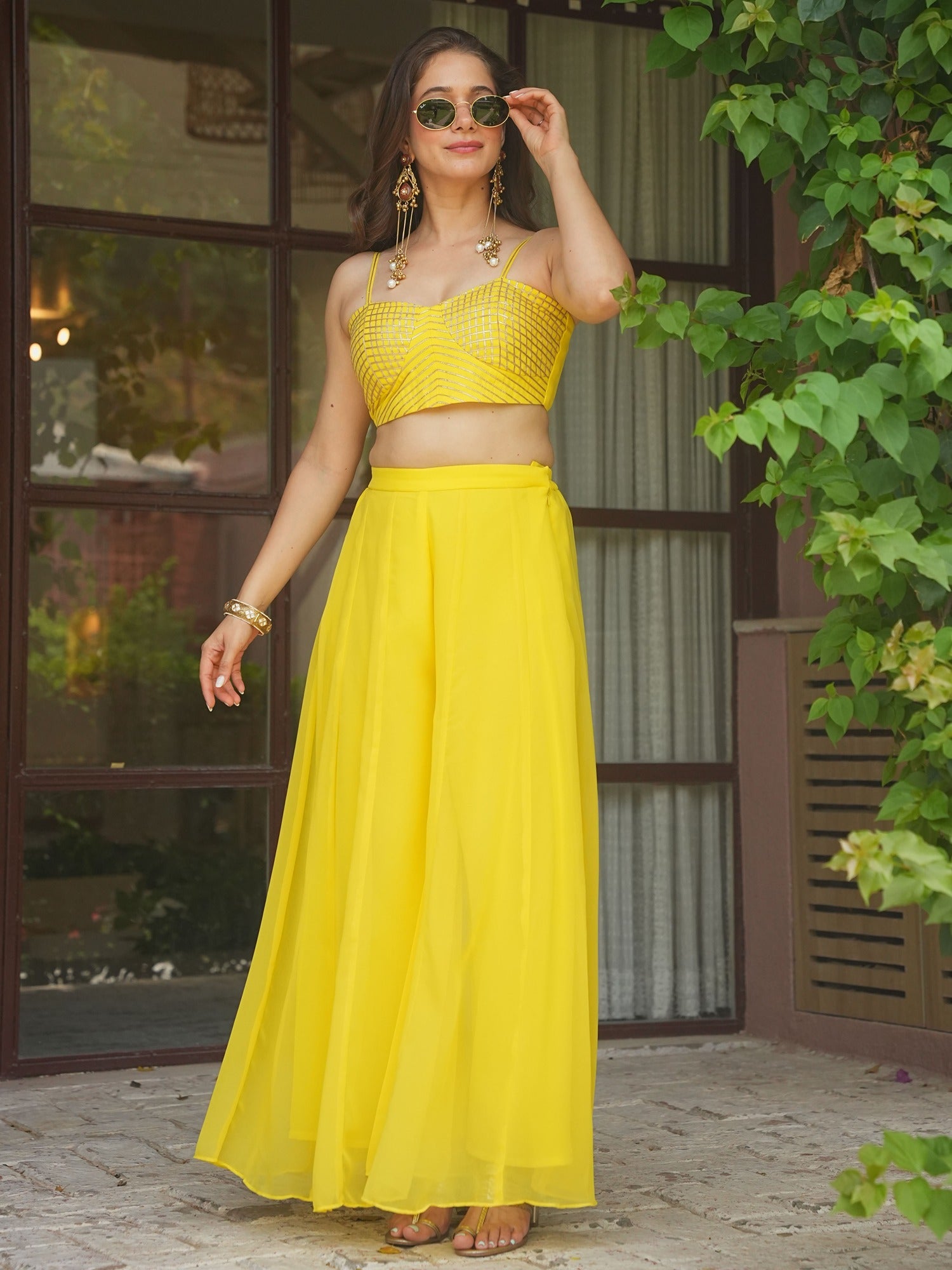 YELLOW THREE PIECE SET