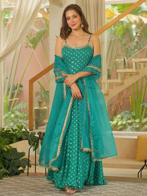 TEAL GREEN SITARA ANARKLI