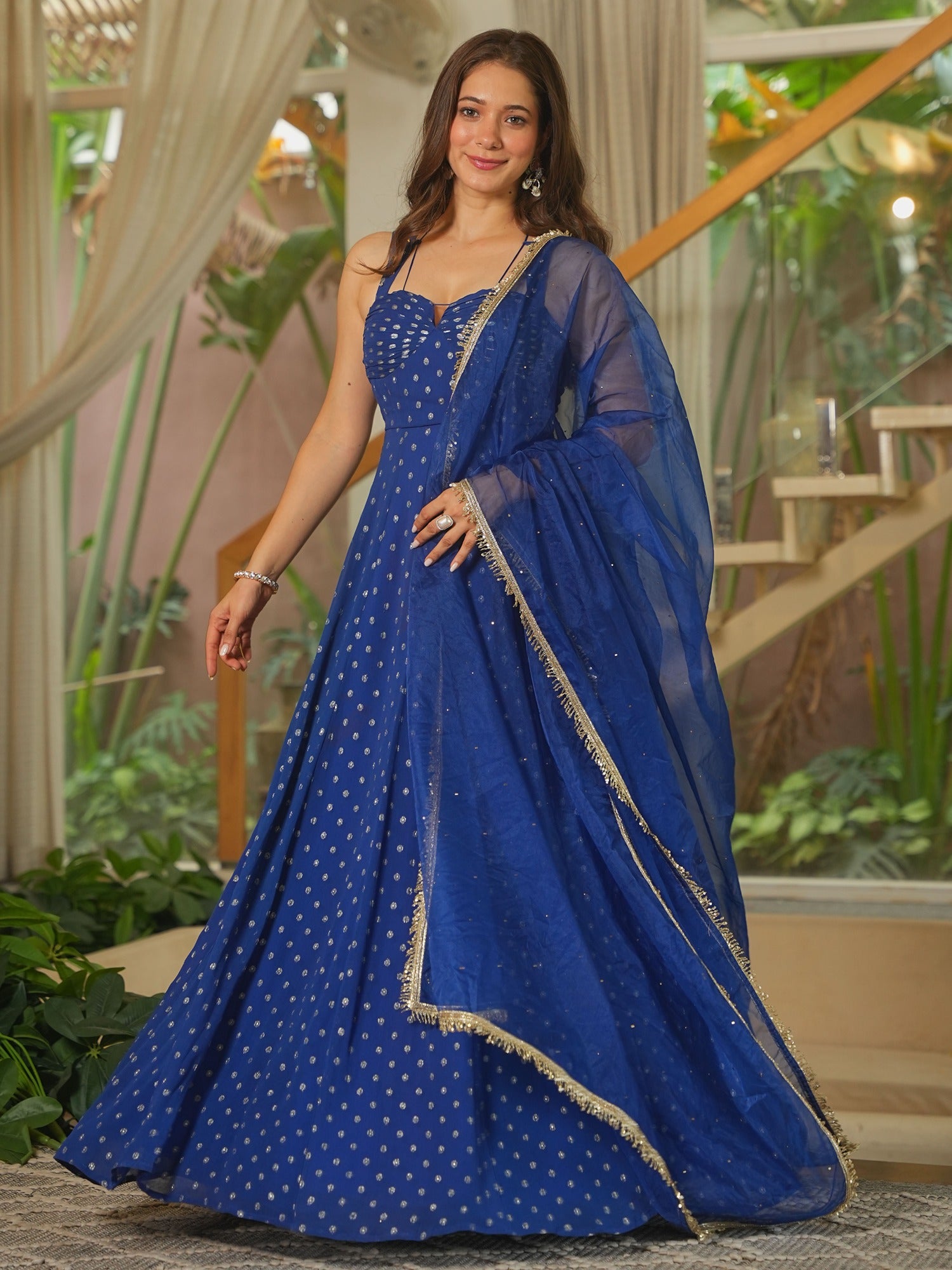 BLUE SITARA ANARKALI