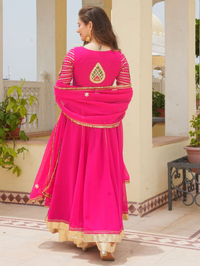 RANI PINK PAISLEY ANARKALI