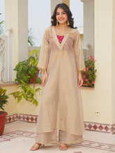 GOLDEN TISSUE KURTA SET