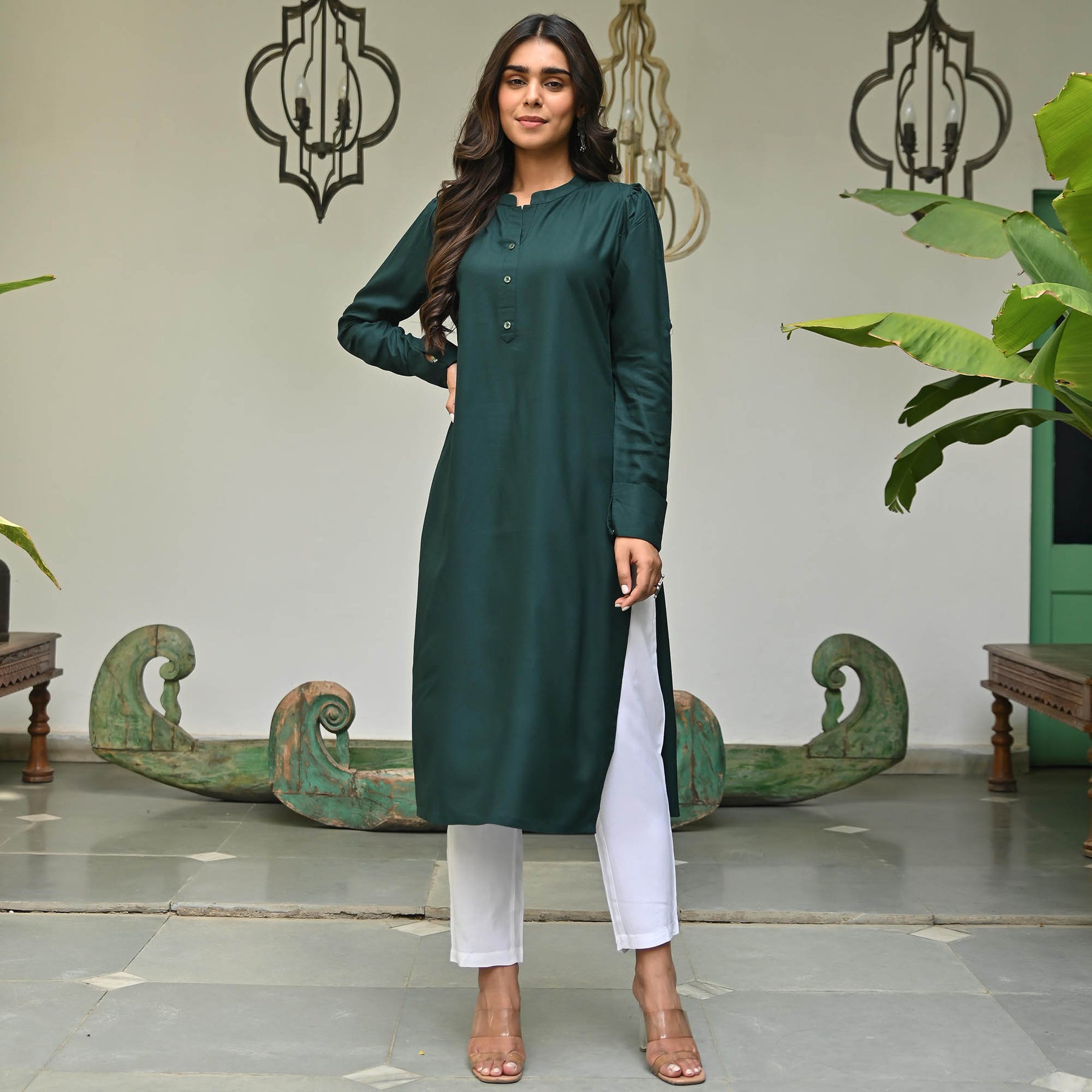 Top and Shorts Set Nightwear, Short kurti tops for jeans, cotton short kurti  for woman, – Kantha India