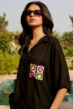 Chan Rayon embroidered Co-ord Set