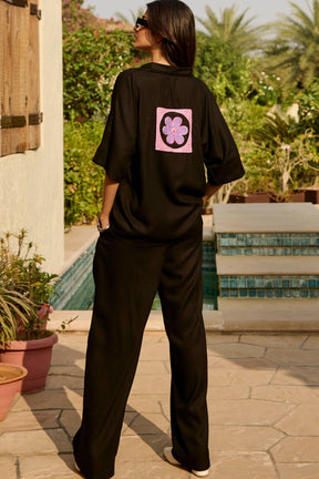 Chan Rayon embroidered Co-ord Set