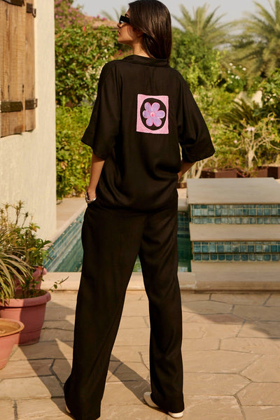 Chan Rayon embroidered Co-ord Set