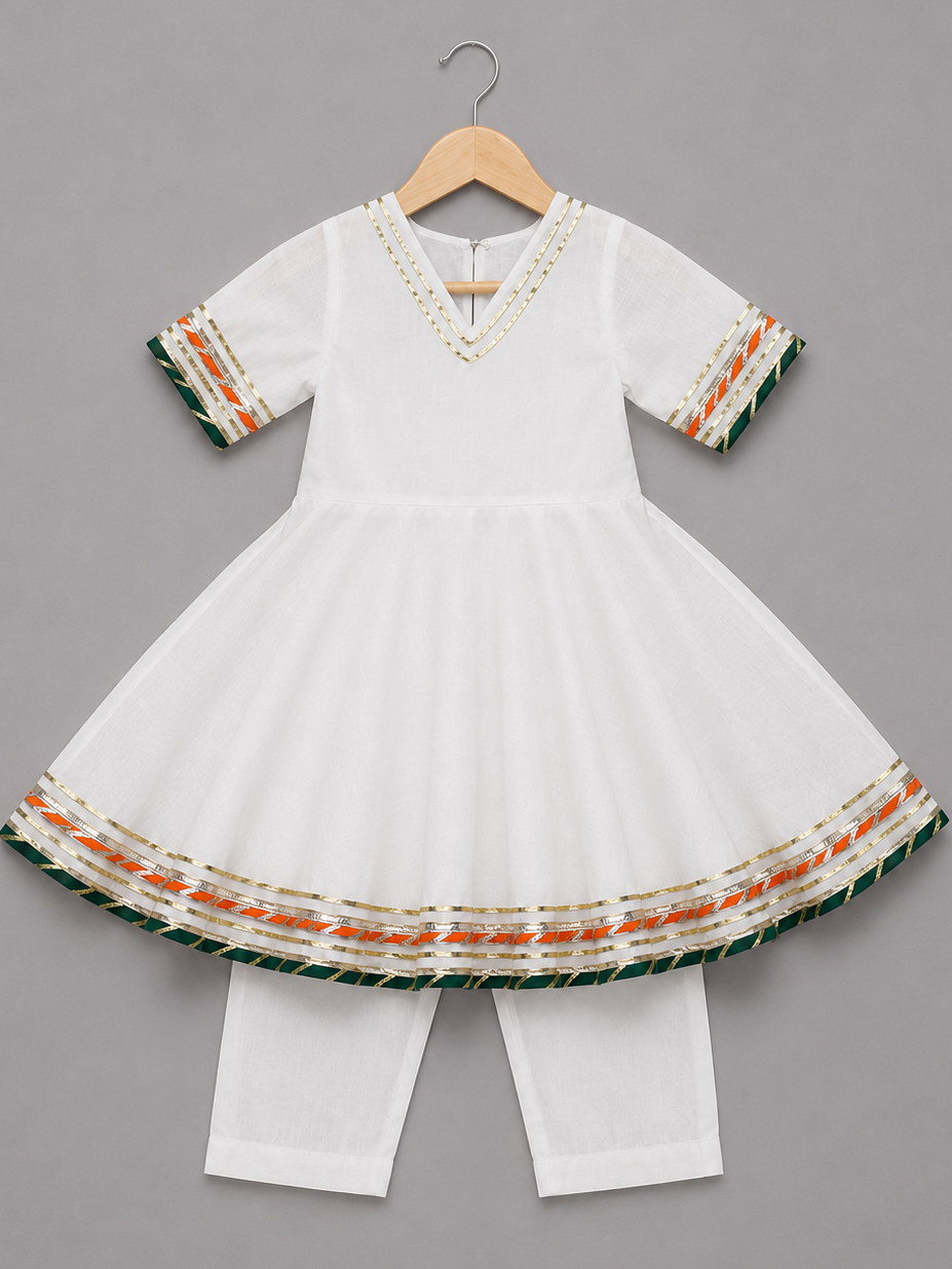 TIRANGA ANARKALI SET