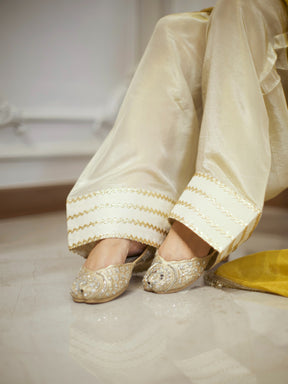 GOLDEN & IVORY PATIYALA SET