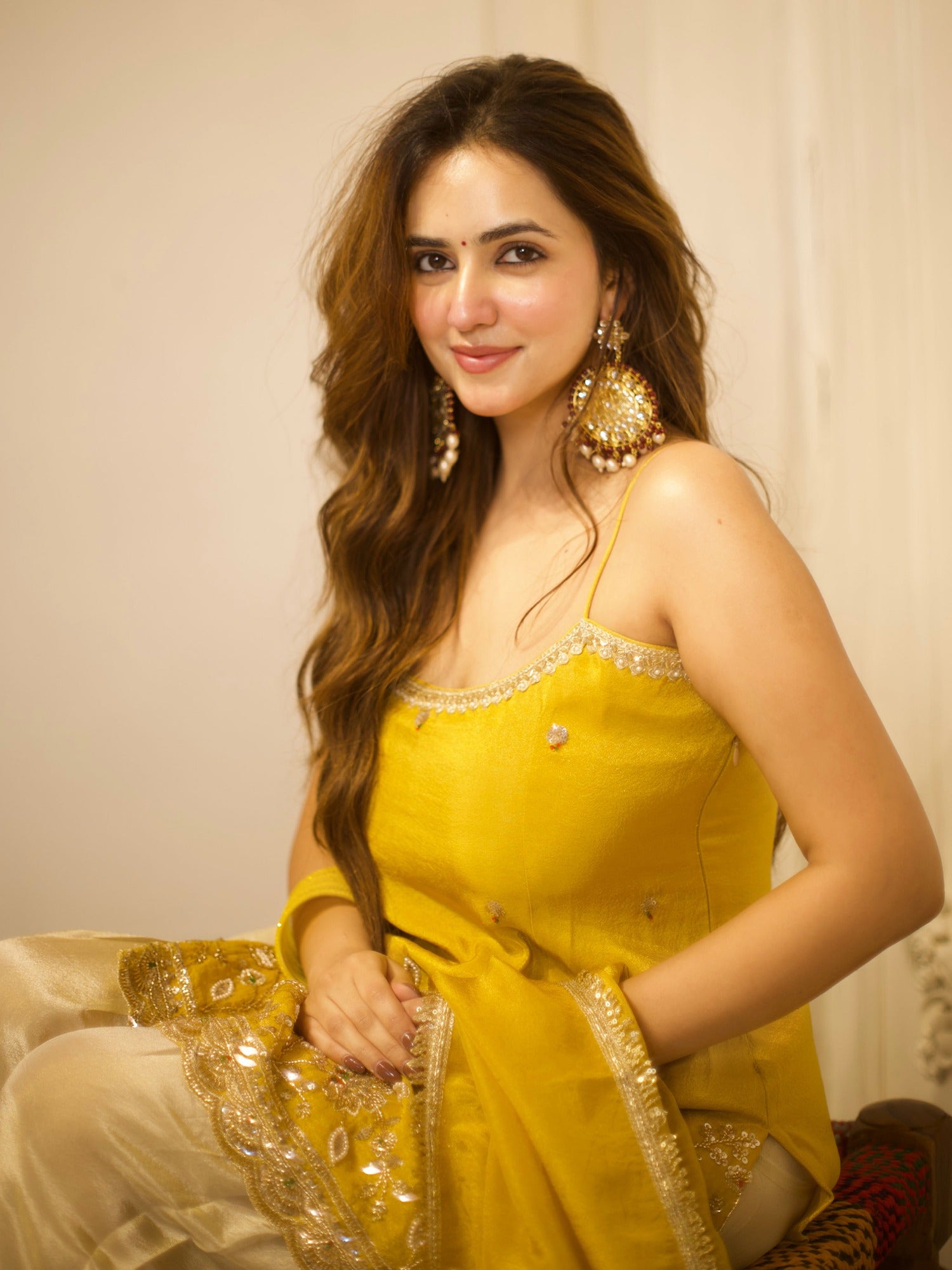 GOLDEN & IVORY PATIYALA SET