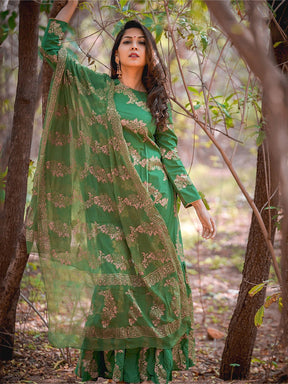 Cotton Green Sharara Set