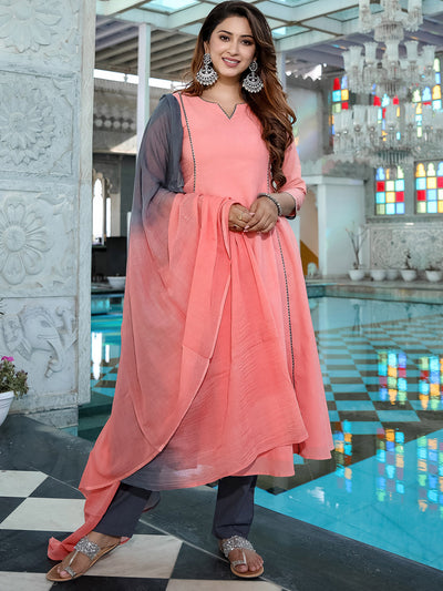 Peach Tie-Dye Two Peice