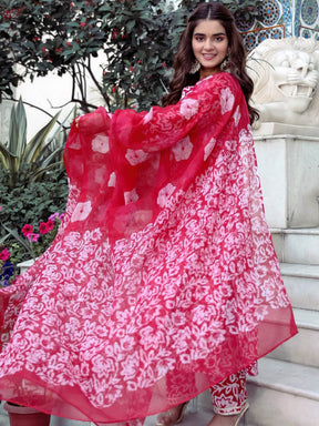 Printed Kurta Set With Pocket