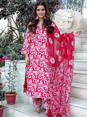 Printed Kurta Set With Pocket