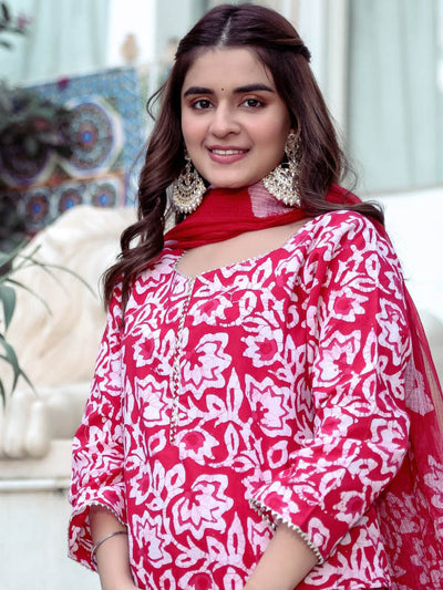 Printed Kurta Set With Pocket