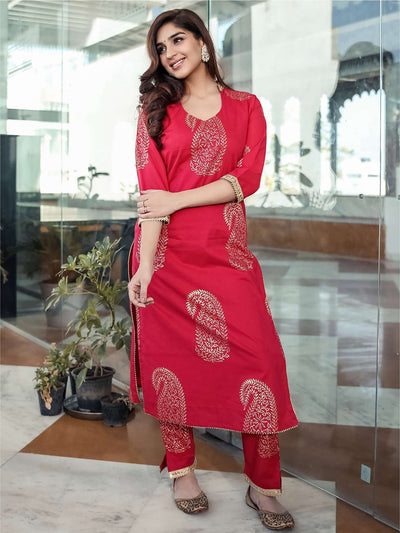 Printed Kurta Pant Set