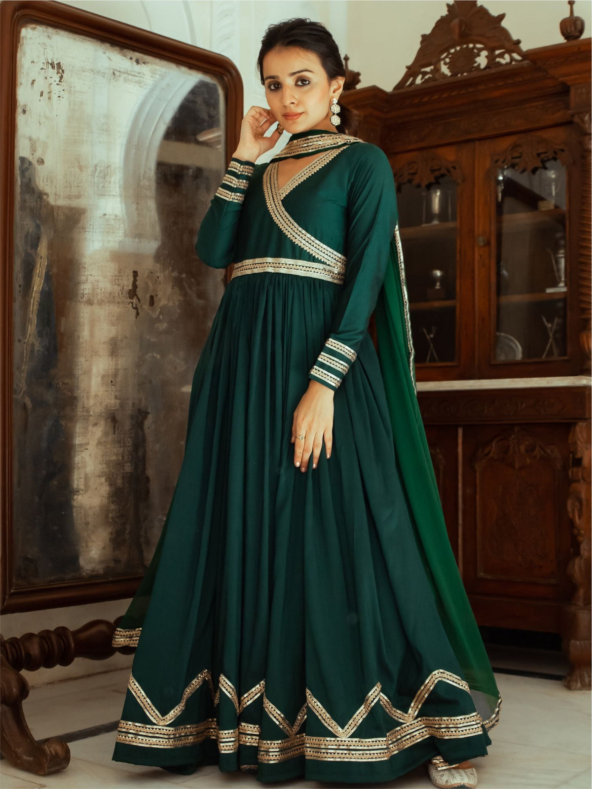 PRANAVI ANARKALI DUPATTA SET