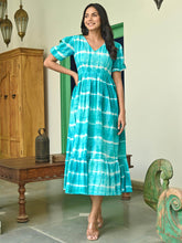 Sky Blue Shibori Dress