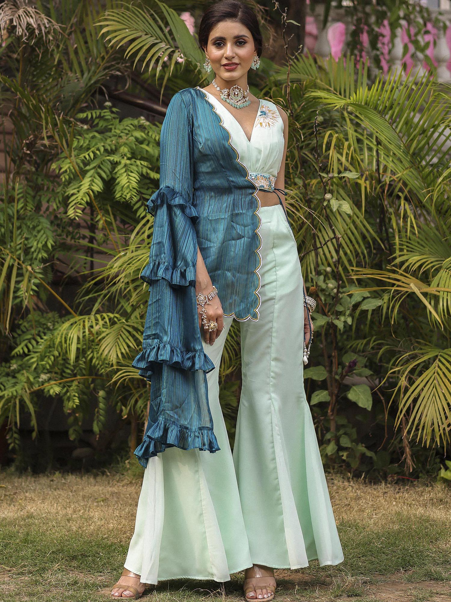 SEA GREEN CO ORD SET