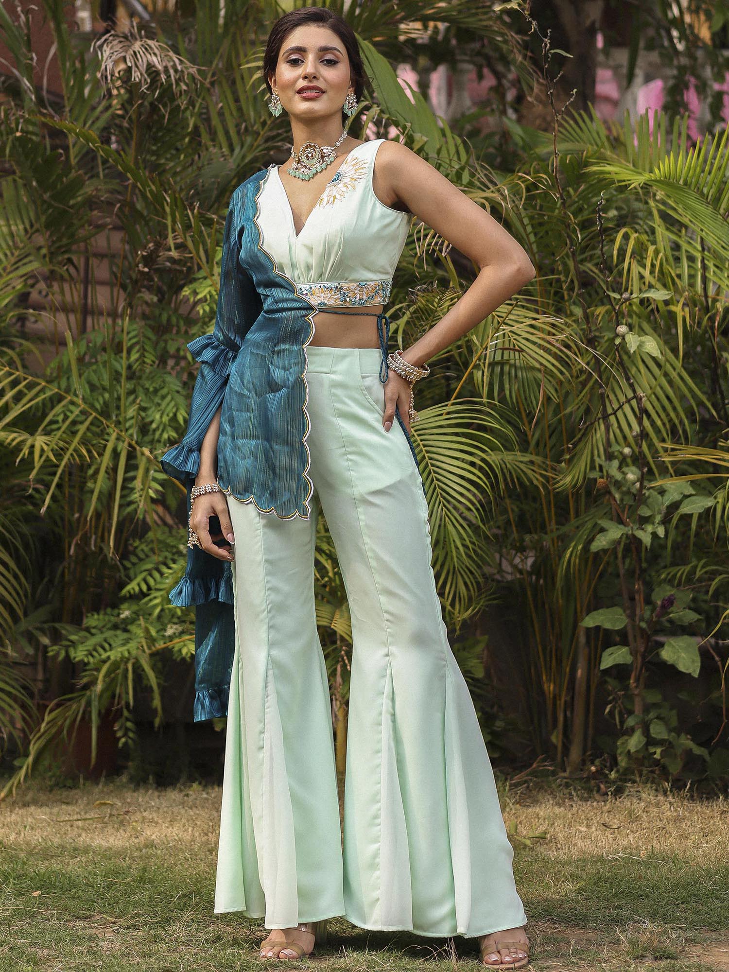 SEA GREEN CO ORD SET