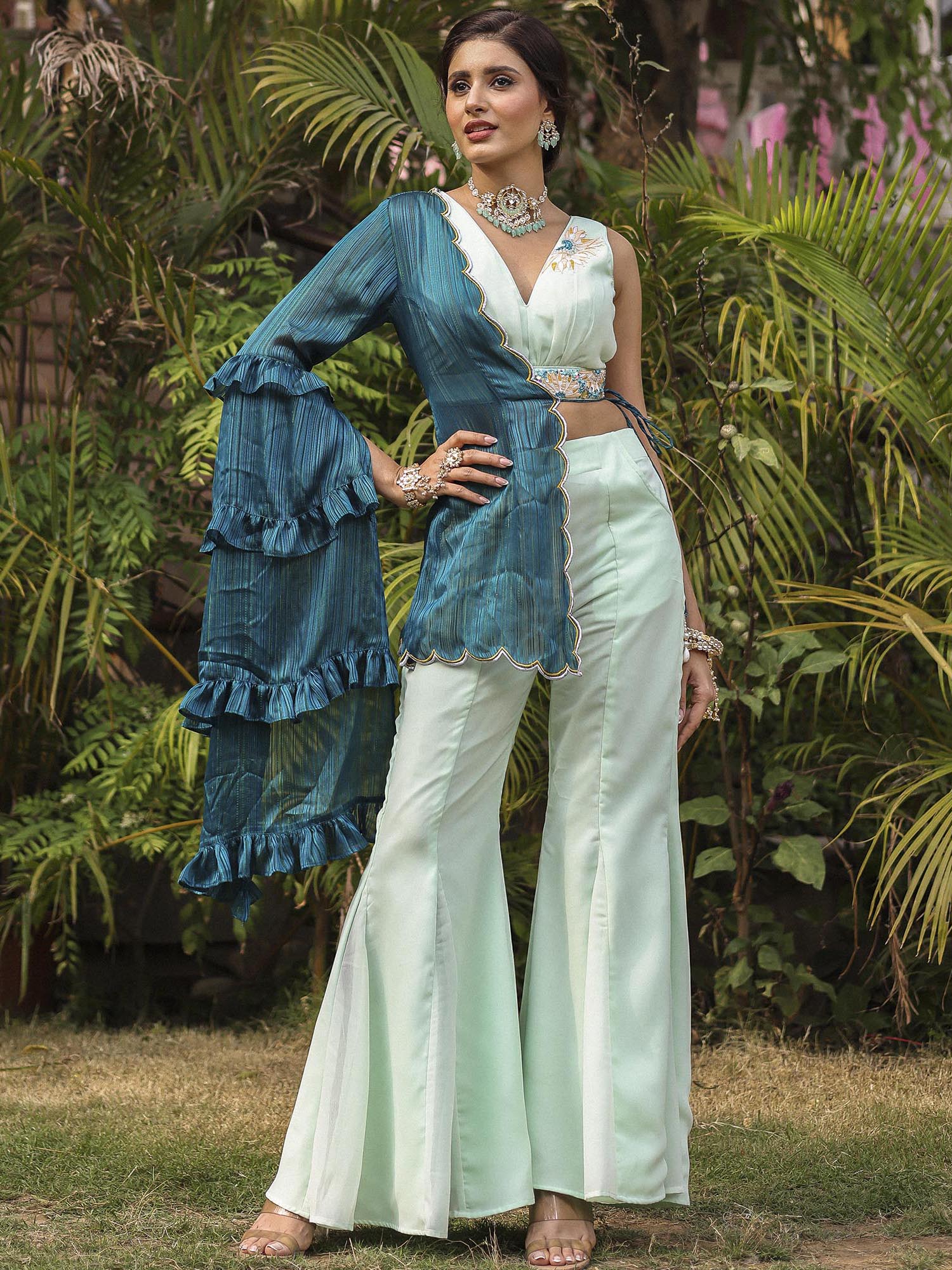 SEA GREEN CO ORD SET