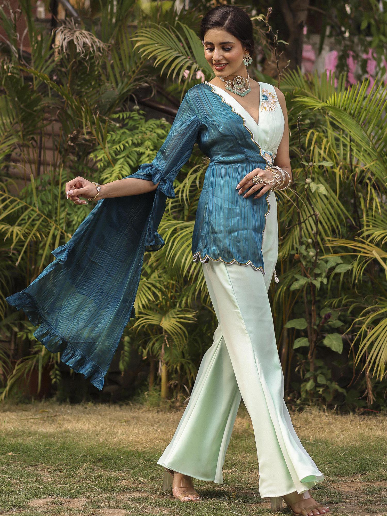 SEA GREEN CO ORD SET