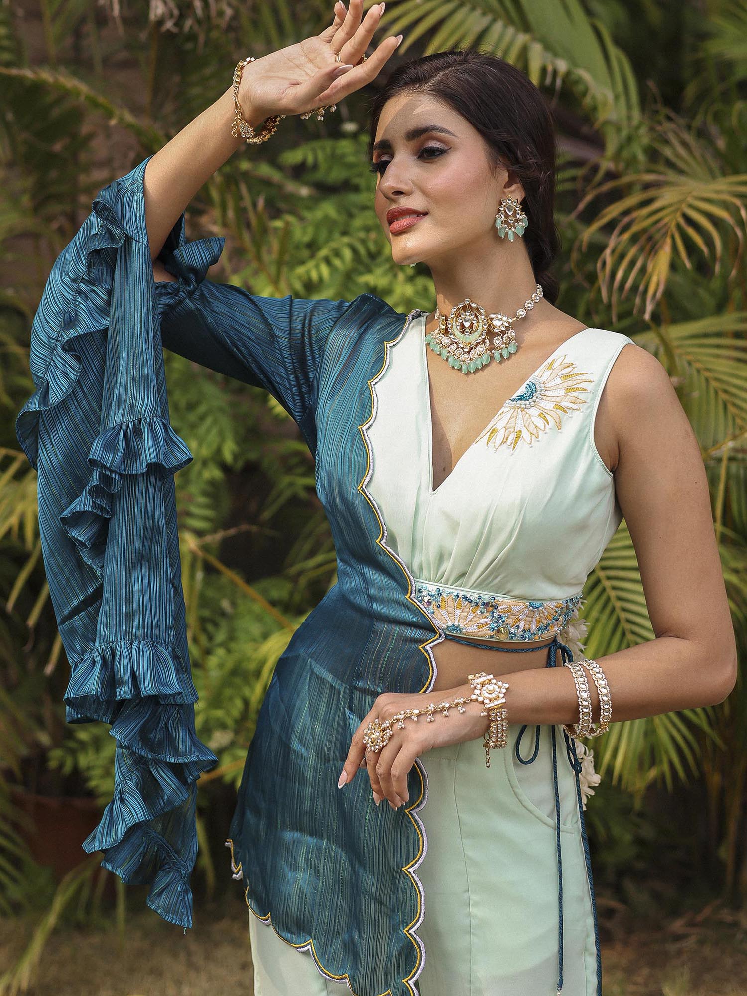 SEA GREEN CO ORD SET