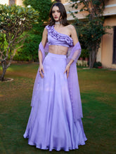 Modern Lavender Lehenga Set