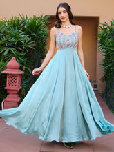 Modern Light Green Gown