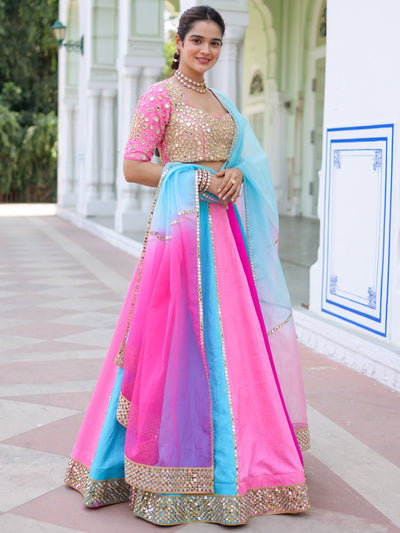 Multi Colour Lehenga Set