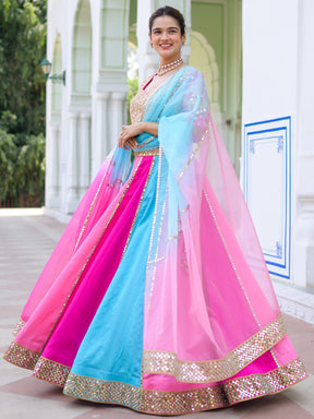 Multi Colour Lehenga Set