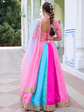 Multi Colour Lehenga Set