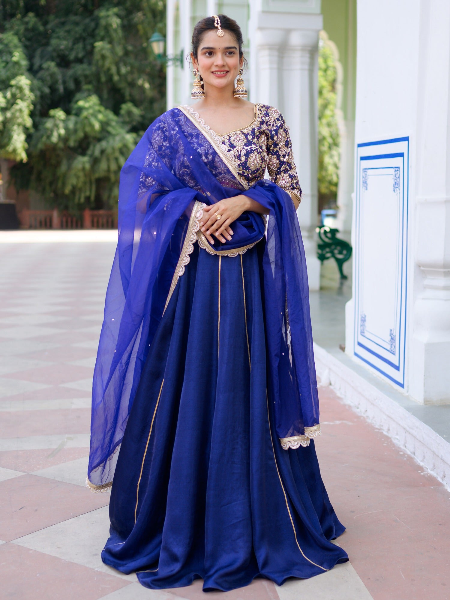 Neel Ambar Lehenga Set