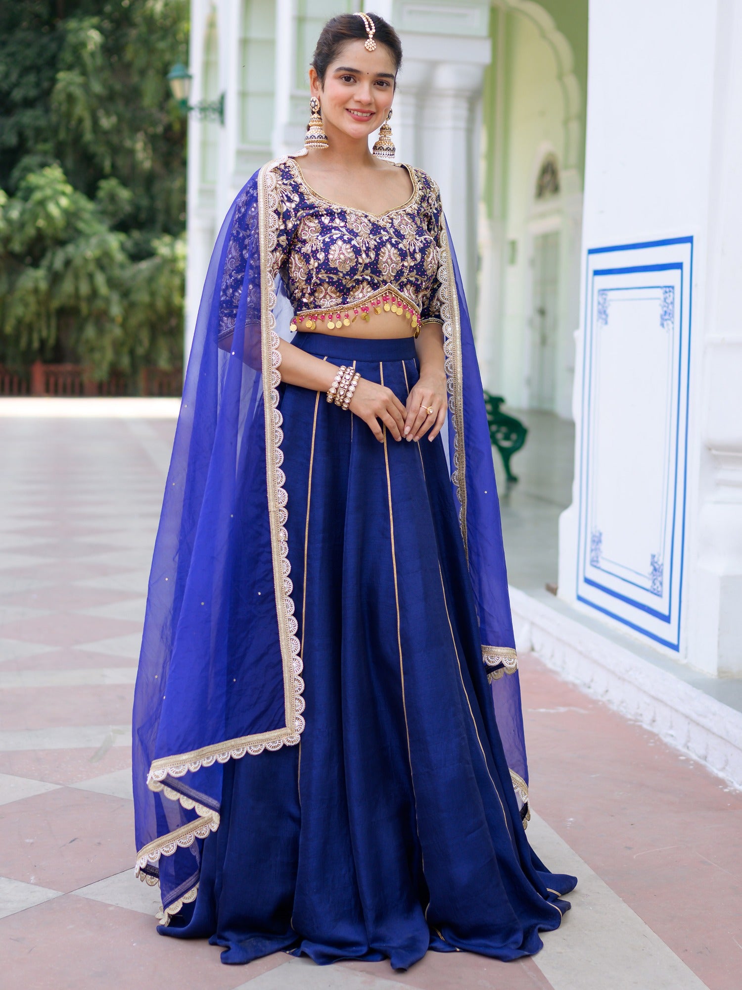 Neel Ambar Lehenga Set