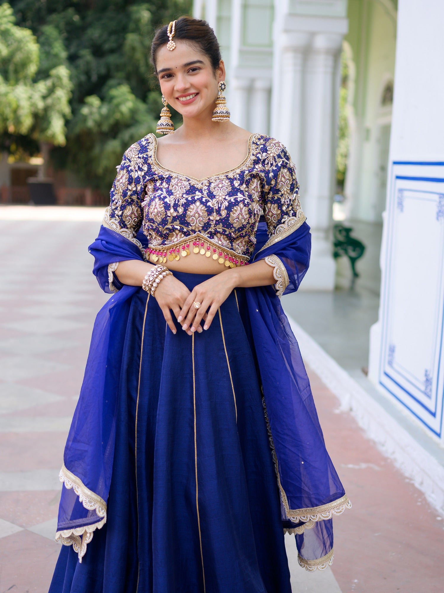 Neel Ambar Lehenga Set
