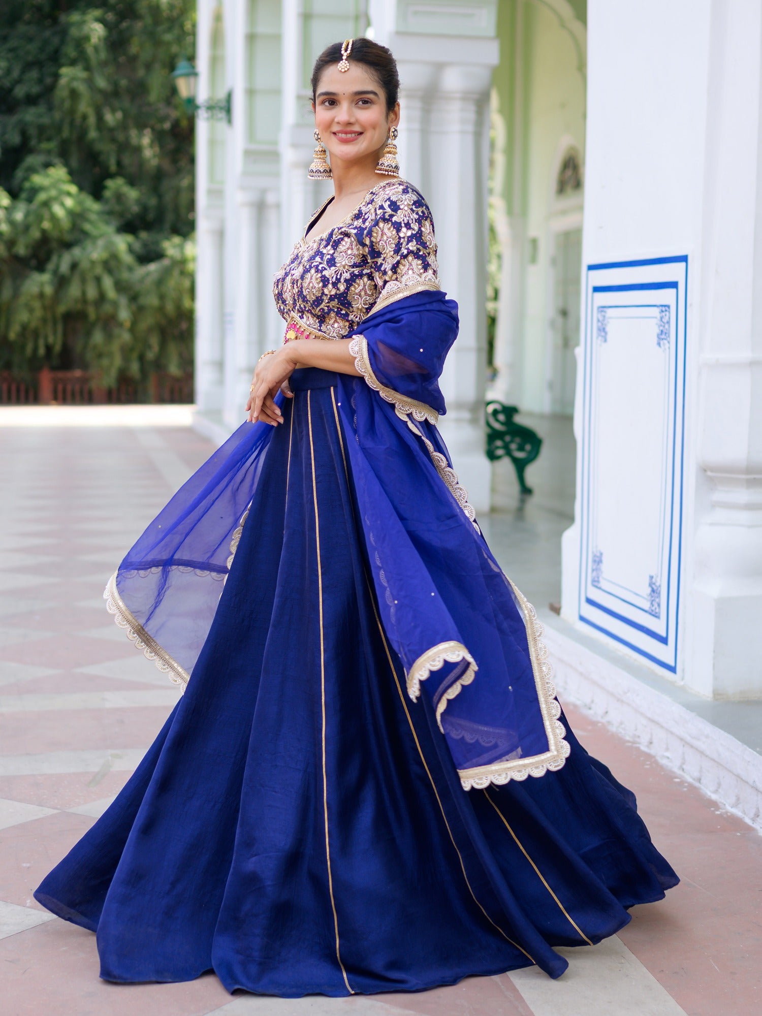 Neel Ambar Lehenga Set