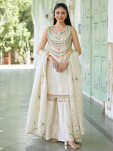 Heritage Ivory Sharara Set