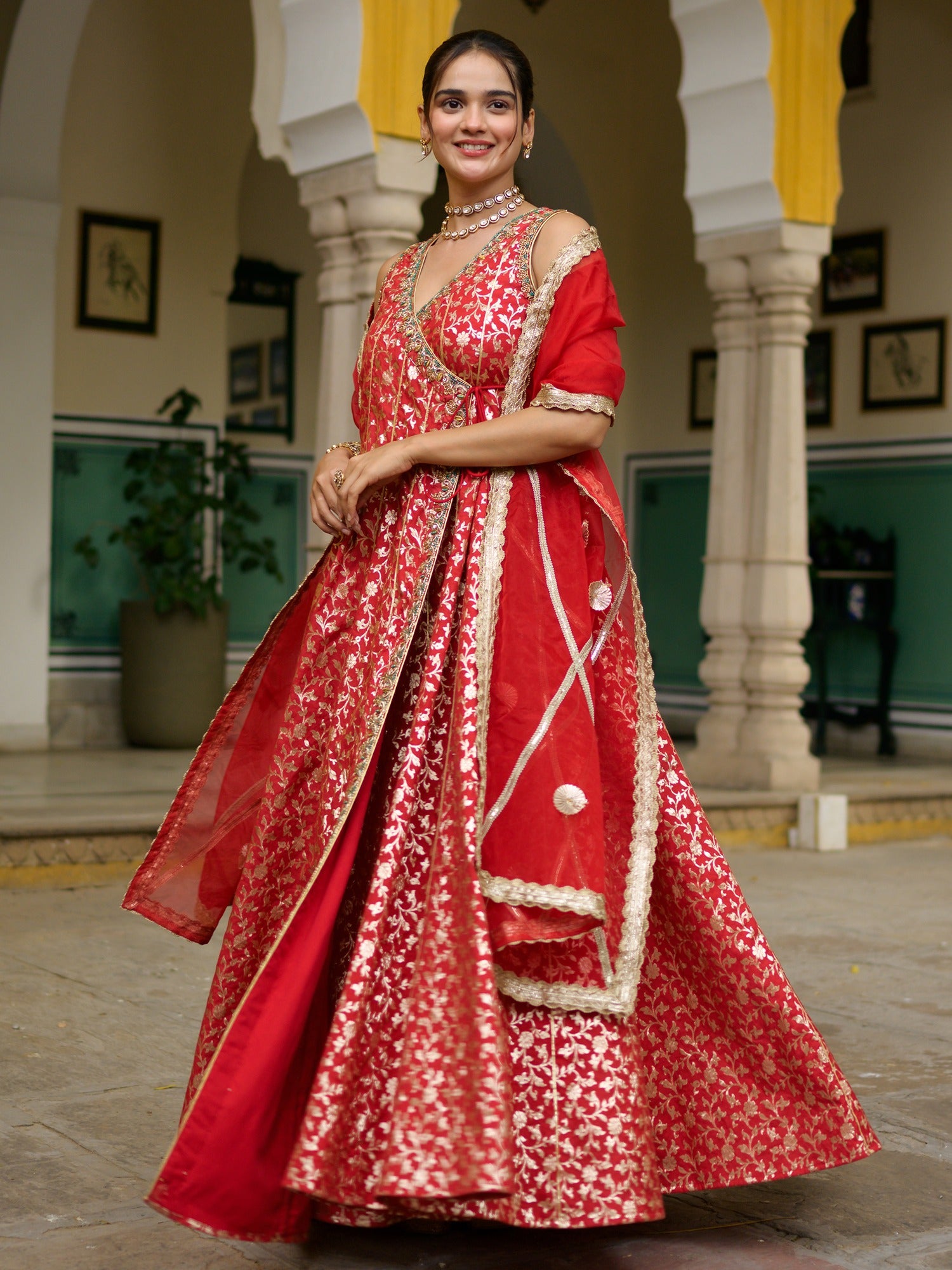 The Red Angrakha