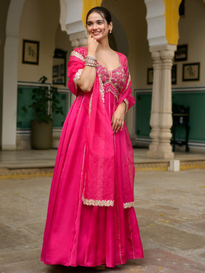 Majenta Anarkali