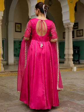 Majenta Anarkali