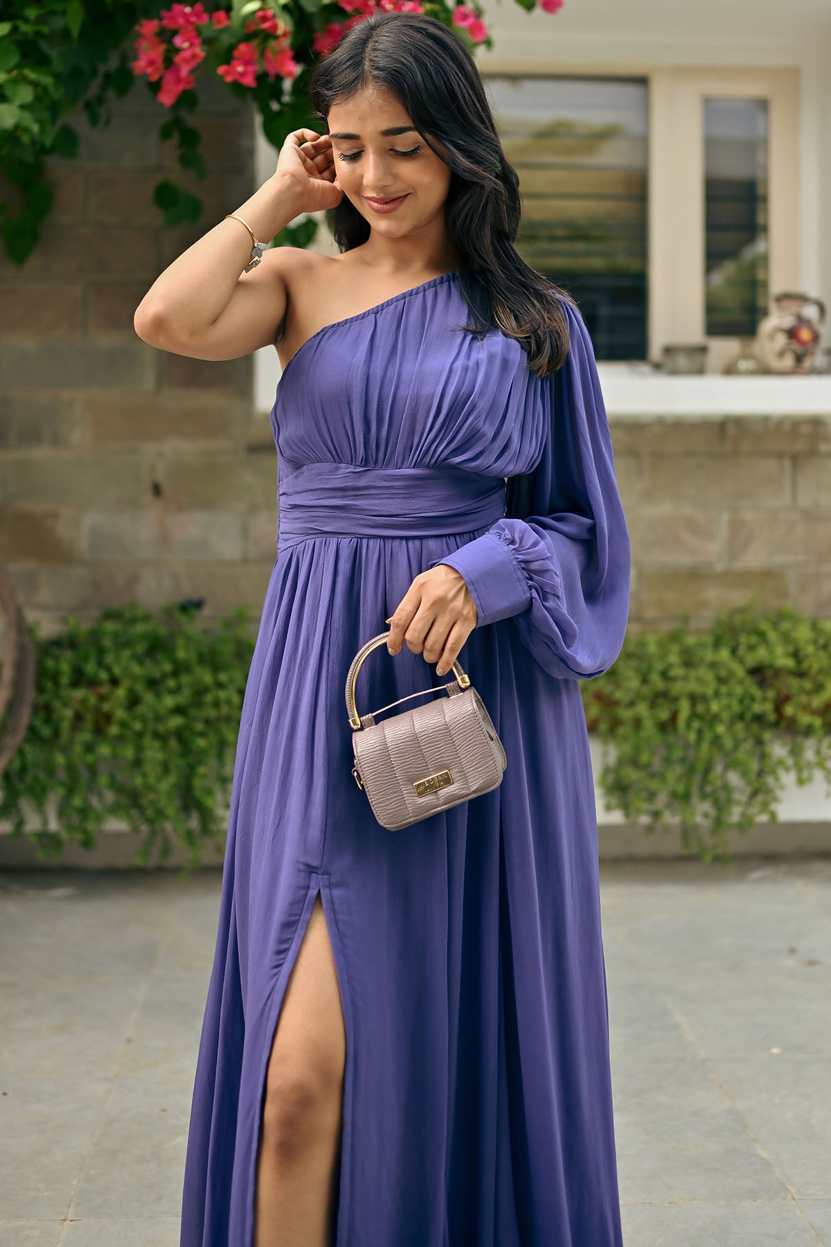 Inge One Shoulder Dress