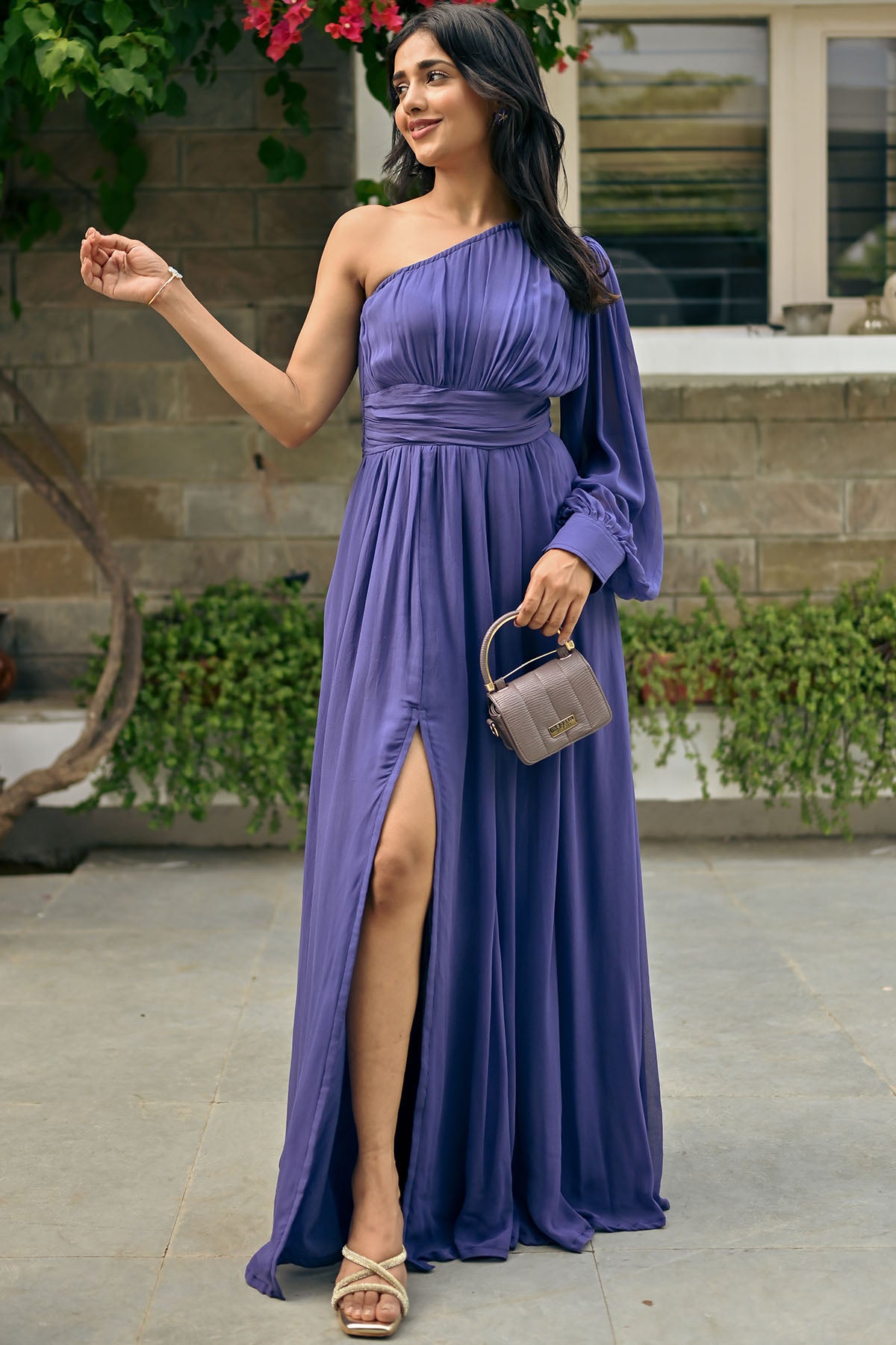 Inge One Shoulder Dress