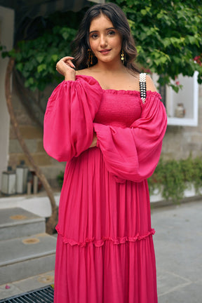 Ruby Bobbin Elastic Dress