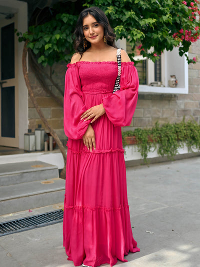 Ruby Bobbin Elastic Dress